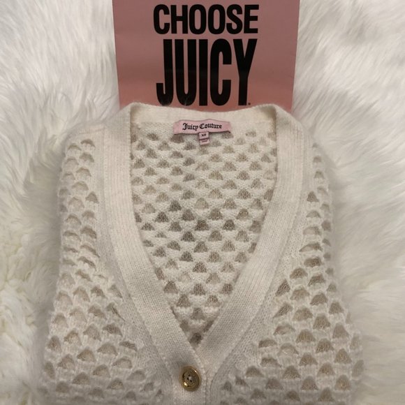 Juicy Couture Sheer Cardigan - Size XS - Picture 3 of 11